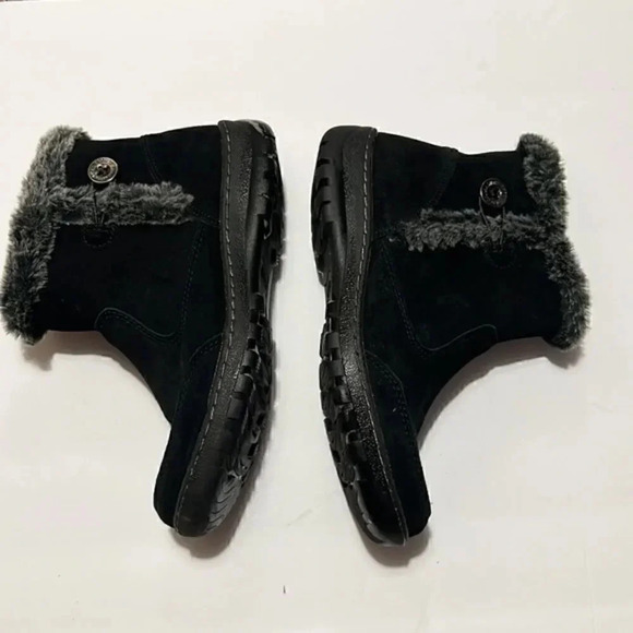 Khombu Iris Leather Winter & Snow Boots Black 9 - Picture 2 of 8